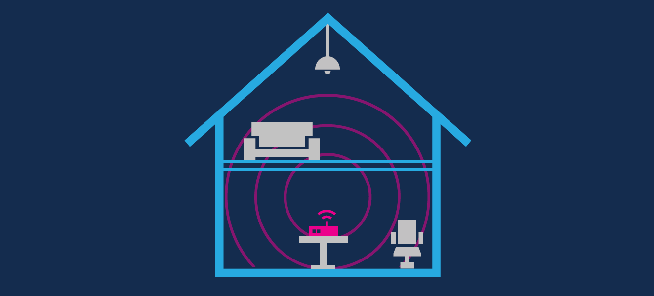 Wi-Fi coverage illustration